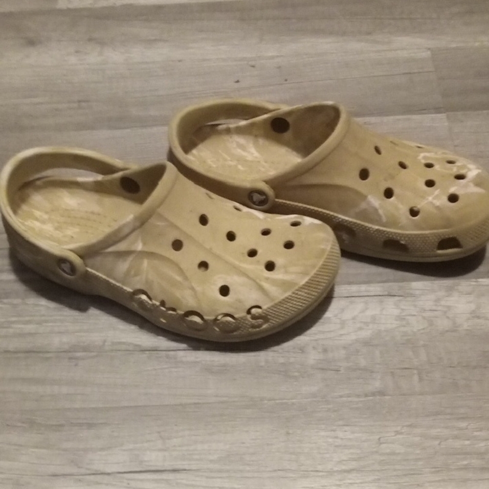 CROCS Kids Beige Clogs